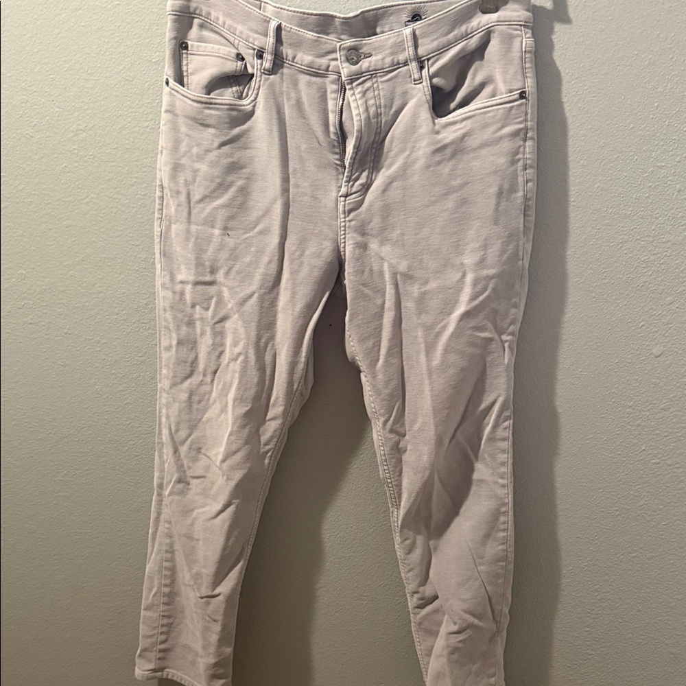 Faherty Men's Cream Jeans